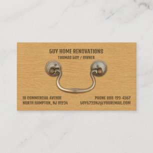 Cabinetrie Carpentry Business Card Visitenkarte