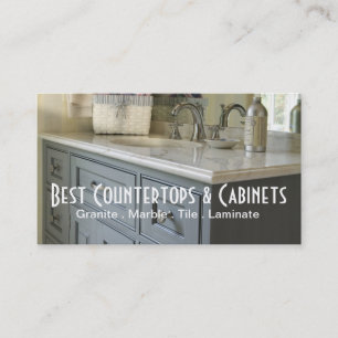 Cabinets Countertops Tile Stone Granit Marmor Visitenkarte