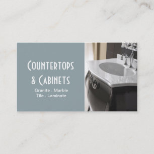 Cabinets Countertops Tile Stone Granite Marmor Visitenkarte