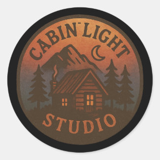 CabinLight Studio Rundumaufkleber Runder Aufkleber