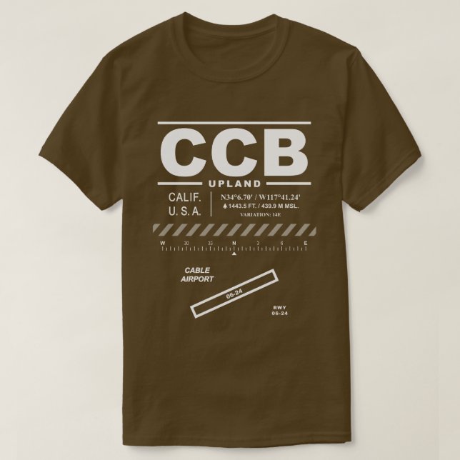 Cable Airport CCB T - Shirt (Design vorne)