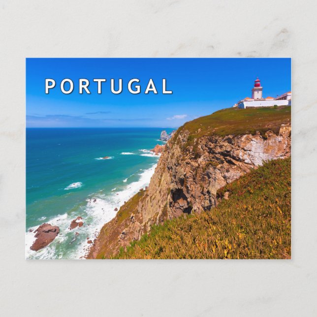 Cabo da Roca #01B Postkarte (Vorderseite)