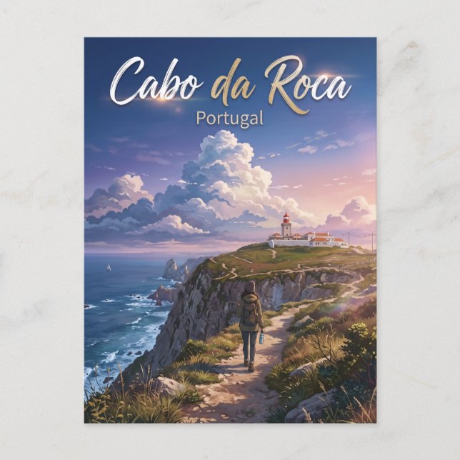 Cabo da Roca Portugal Postkarte (Vorderseite)