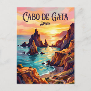 Cabo de Gata Naturpark Spanien Postkarte
