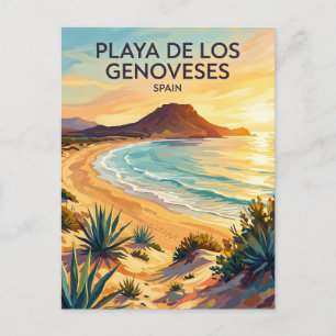 Cabo de Gata - Playa de los Genoveses Spanien Postkarte