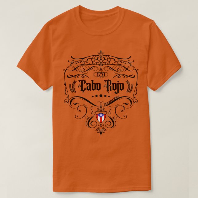 Cabo Rojo Vintages Design 1 T-Shirt (Design vorne)