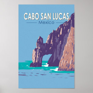 Cabo San Lucas Arch Mexiko Kunst, Dichtung und Mus Poster