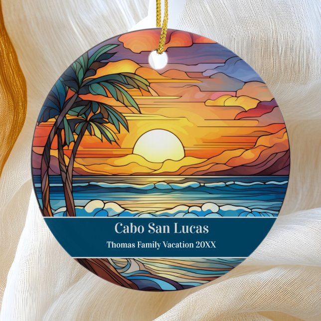 Cabo San Lucas Beach Urlaub Keramik Ornament (Von Creator hochgeladen)