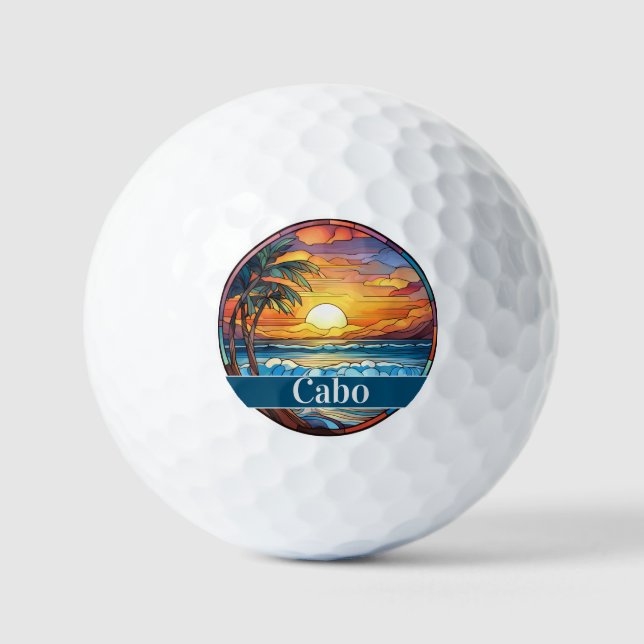 Cabo San Lucas Beach Vacation Golfball (Vorderseite)