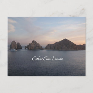 Cabo San Lucas bei Sonnenuntergang Postkarte