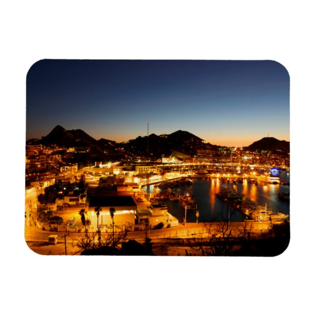 Cabo San Lucas Cityscape bei Sunset, Mexiko Magnet (Horizontal)