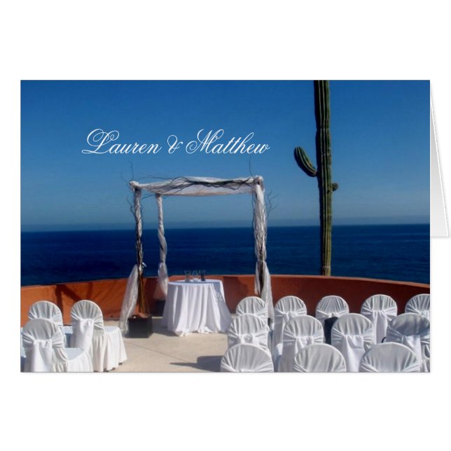 Cabo San Lucas Hochzeit (Vorderseite (Horizontal))