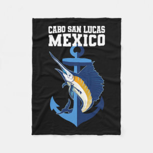 Cabo San Lucas Marlin Angelangeln Abenteuer Anker  Fleecedecke