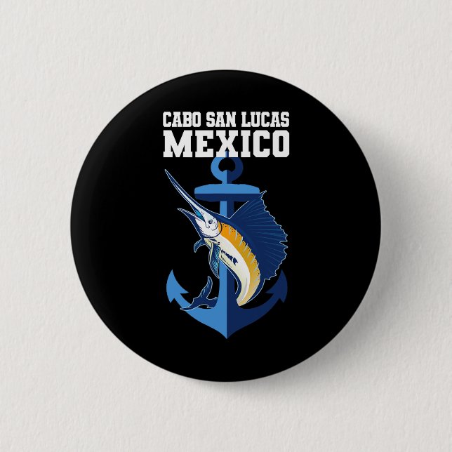 Cabo San Lucas Marlin Angelo Button (Vorderseite)