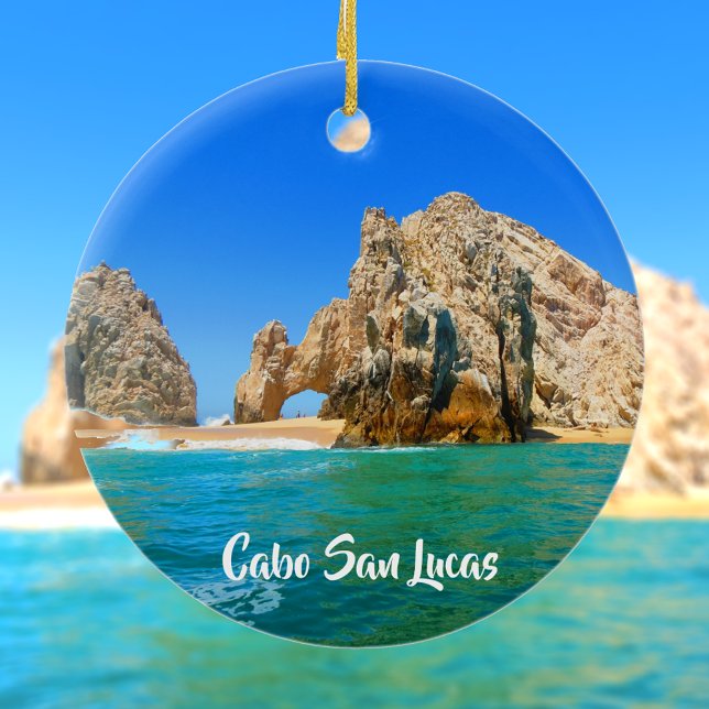 Cabo San Lucas Mexico Beach Arch Keramik Ornament (Von Creator hochgeladen)
