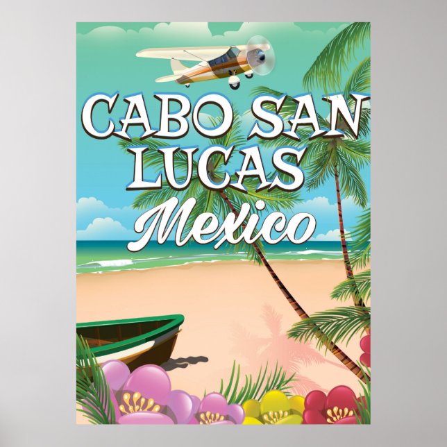 Cabo San Lucas Mexico Beach Poster (Vorne)