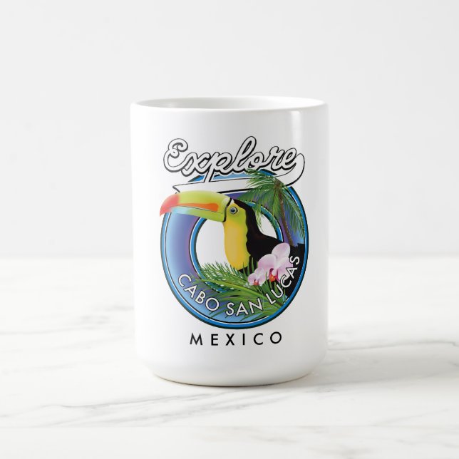 Cabo san lucas mexico Reisepflaster erkunden Kaffeetasse (Mittel)