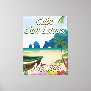 Cabo San Lucas Mexico Reiseplakat Leinwanddruck