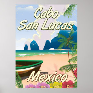 Cabo San Lucas Mexico Reiseplakat Poster