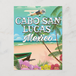 Cabo San Lucas Mexico Strandposter Postkarte