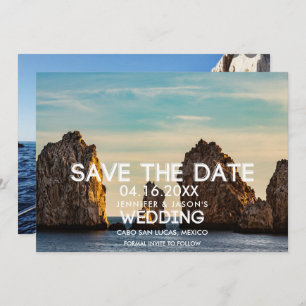 Cabo San Lucas Mexico Wedding retten das Datum Save The Date