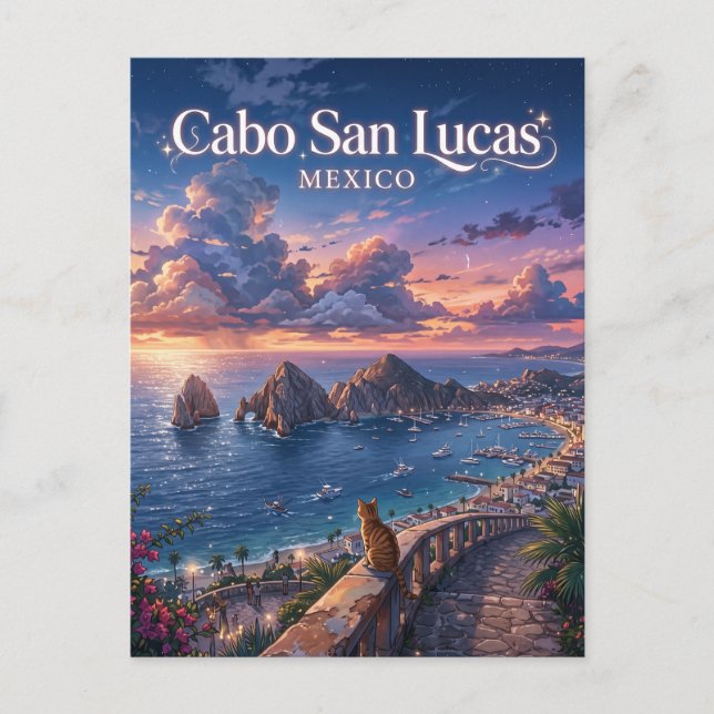 Cabo San Lucas Mexiko Postkarte (Vorderseite)