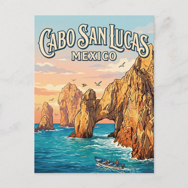 Cabo San Lucas Mexiko Postkarte (Vorderseite)