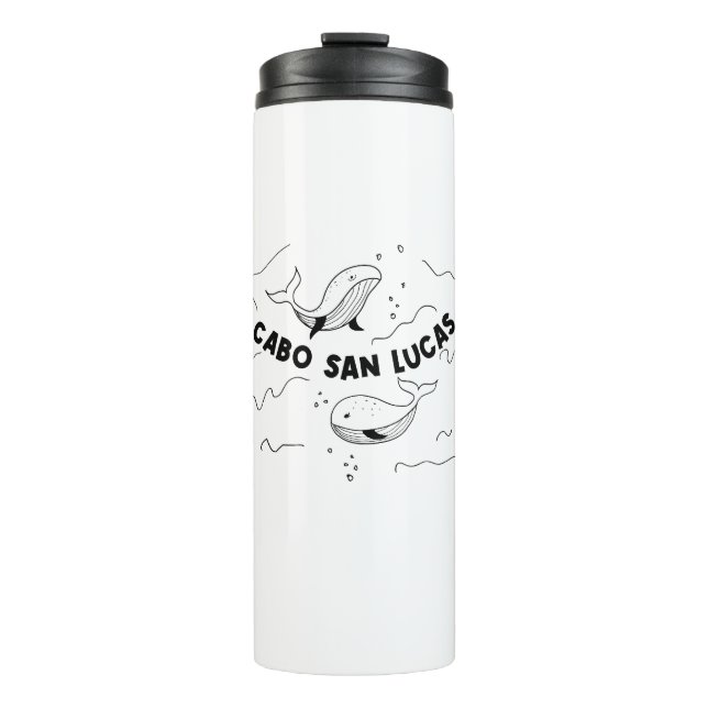 Cabo San Lucas Mexiko Wale Thermosbecher (Vorderseite)