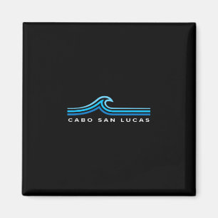 Cabo San Lucas Mexiko Wellen Vintage Männer Frauen Magnet