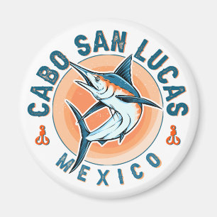 Cabo San Lucas Nautisches Angeln Segelfisch Vintag Magnet