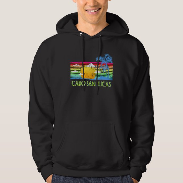 Cabo San Lucas Retro Hoodie (Vorderseite)