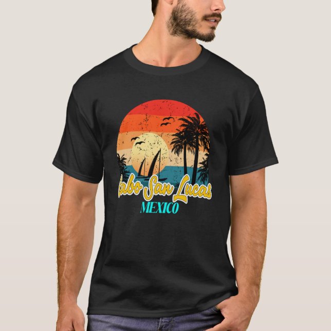 Cabo San Lucas Souvenirs Mexiko Urlaub Vacay Mod T-Shirt (Vorderseite)