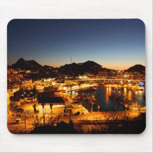 Cabo San Lucas Stadtbild am Sonnenuntergang, Mousepad