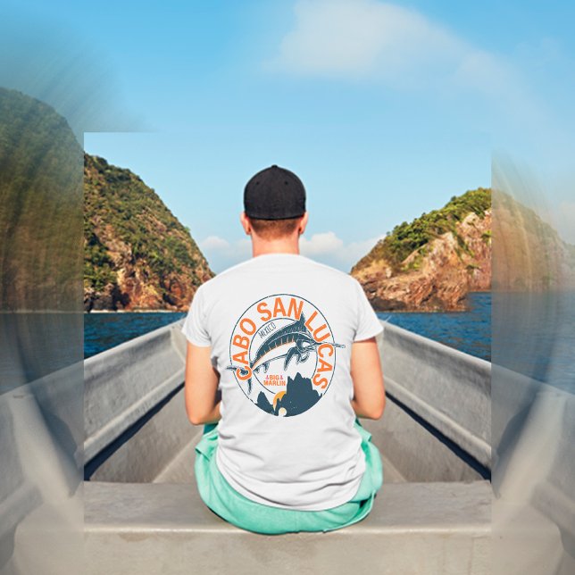 Cabo San Lucas Wasserfischen Segelfisch Vintag T-Shirt (Von Creator hochgeladen)