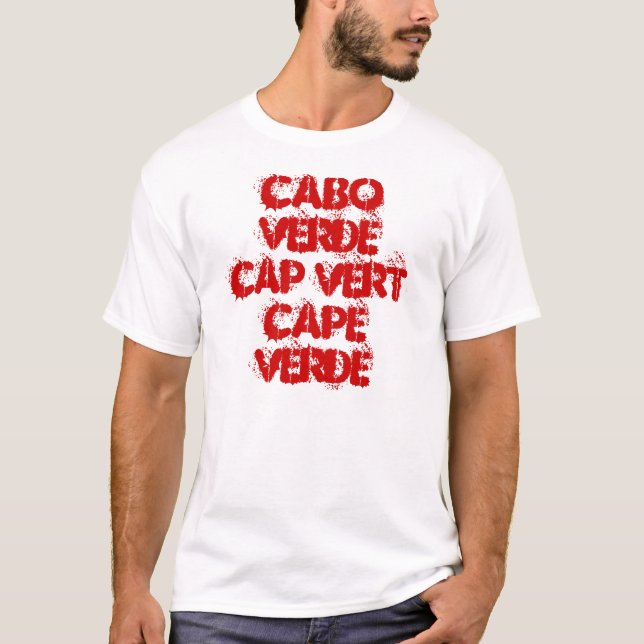 CABO VERDE KAPPE VERT KAP-VERDE T-Shirt (Vorderseite)