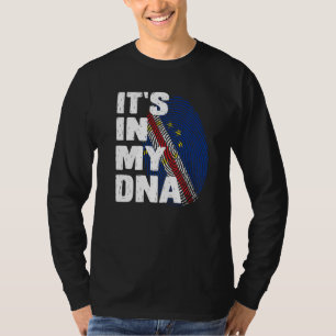 Cabo Verdean ist in meinem kapverdischen Fingerabd T-Shirt