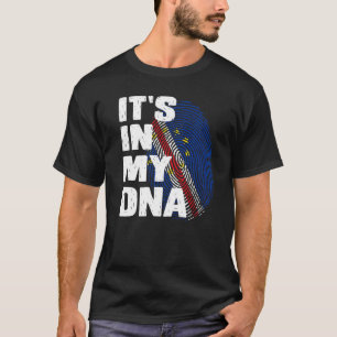 Cabo Verdean It's In My Dna Cape Verde Fingerprint T-Shirt