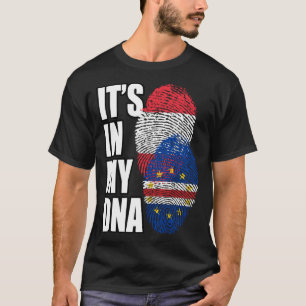 Cabo Verdean und das österreichische "Mix-DNA-Flag T-Shirt