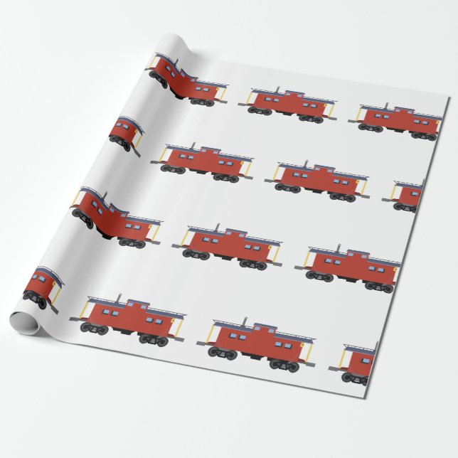 Caboose Geschenkpapier (Ungerollt)