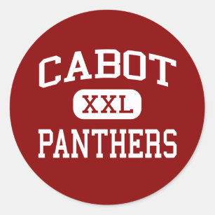 Cabot - Panther - Highschool - Cabot Arkansas Runder Aufkleber