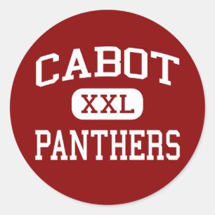 Cabot - Panther - Highschool - Cabot Arkansas Runder Aufkleber