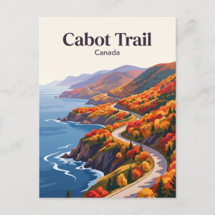 Cabot Trail Kanada Postkarte