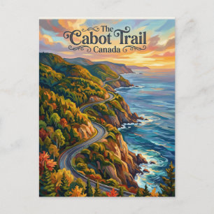Cabot Trail Kanada Postkarte