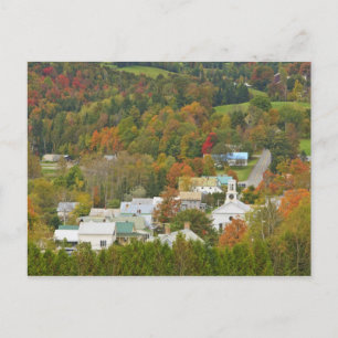 Cabot, Vermont im Herbst. Nordost-Königreich. Postkarte