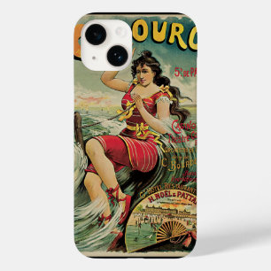 Cabourg, France Beach Resort, Vintage Travel Art Case-Mate iPhone 14 Hülle