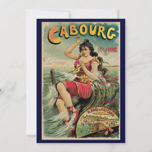 Cabourg, Frankreich Strand Resort, Vintage Reise K