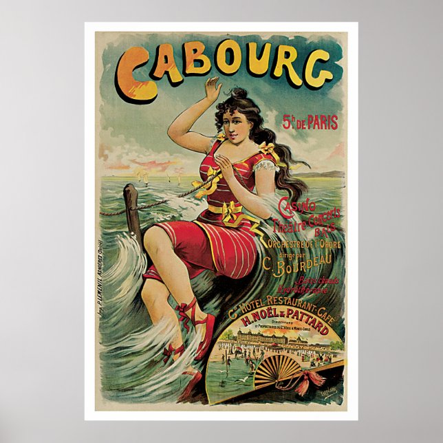 Cabourg Paris Frankreich Poster (Vorne)