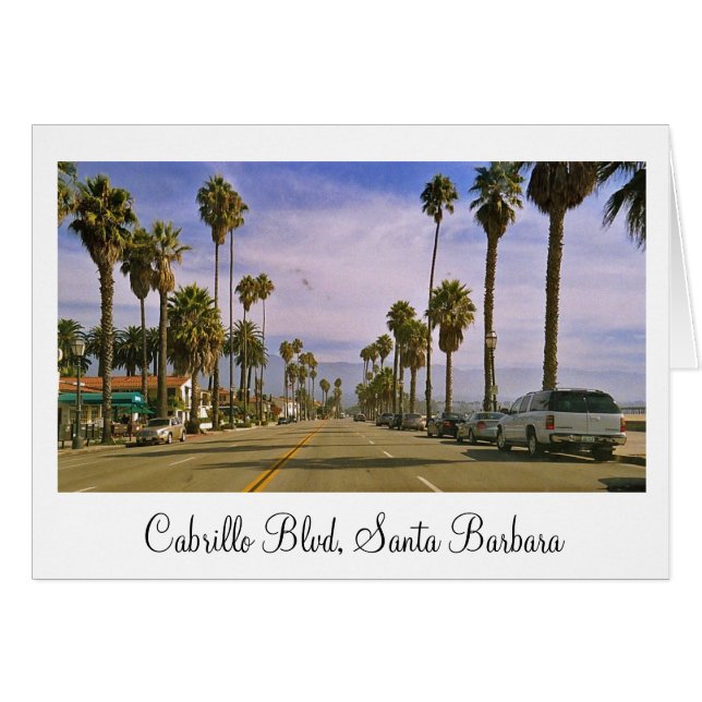 "Cabrillo Blvd, Santa Barbara" (Vorderseite (Horizontal))