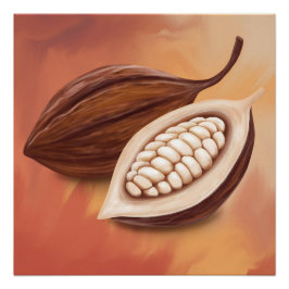 Cacao Pod Poster