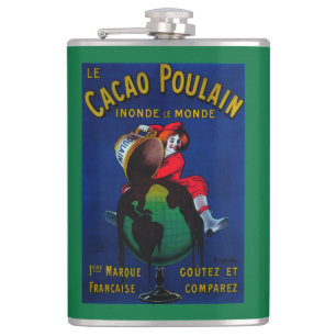 Cacao Poulain Vintage PosterEuropa Flachmann